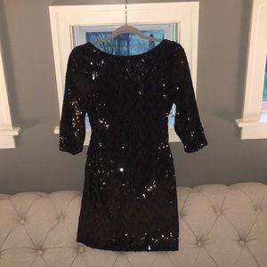 Sparkly black dress